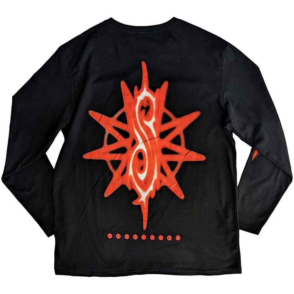 Slipknot Unisex Long Sleeved T-Shirt - The End So Far (Back Print) - Unisex Official Licensed Design