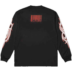 Slipknot Unisex Long Sleeved T-Shirt - Spit it Out (Back Print) - Unisex Official Licensed Design