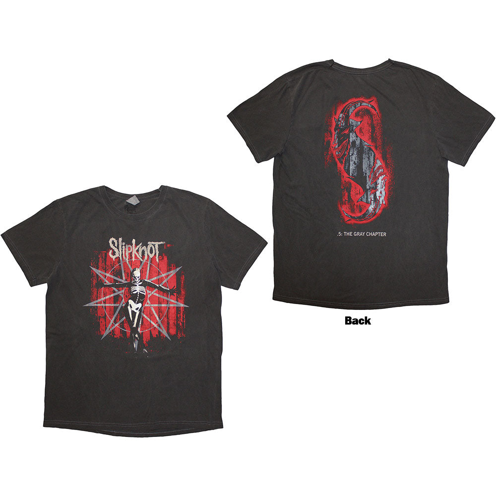 T-shirt Slipknot - Adderal (impression au dos) - Conception unisexe sous licence officielle