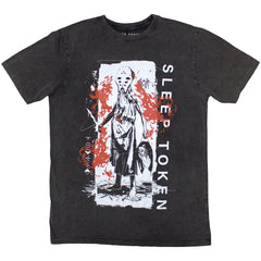 Sleep Token Unisex Stone Wash T-Shirt - Euclid - Official Licensed Design - Pre-Order Limited Stock