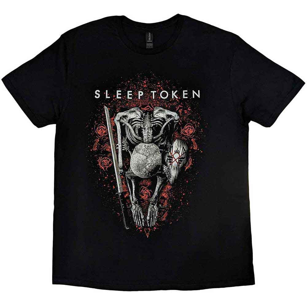 Sleep Token Unisex T-Shirt - The Love You Want Skeleton - Black Official Licensed Design