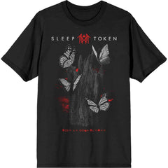 Sleep Token Unisex T-Shirt - Butterflies - Official Licensed Design