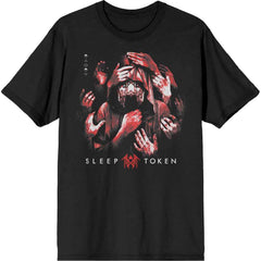 Sleep Token Unisex T-Shirt - Grabbing Hands - Official Licensed Design