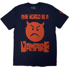 The Smashing Pumpkins Unisex T-Shirt  - World is a Vampire (Back Print) Unisex Official Licensed Design