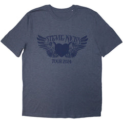 Stevie Nicks Unisex T-Shirt - Tour '24 Winged Heart (Back Print) Official Licensed Design