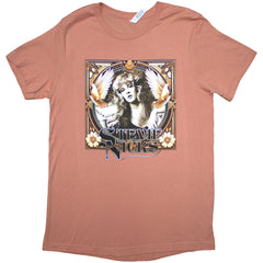 Stevie Nicks Ladies T-Shirt -Tour'24 Retro Photo - Official Licensed Design