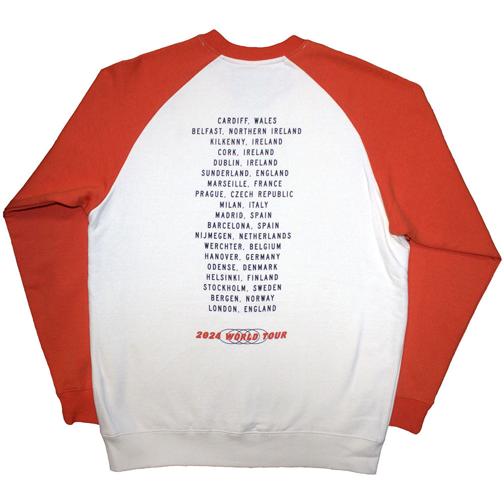 Bruce Springsteen Unisex Long-Sleeve Raglan T-Shirt -  Tour '24 Wheel - Official Licensed Product