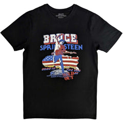 Bruce Springsteen T-Shirt - Born in the USA '85 World Tour (Back Print) - Unisex Official Licensed Design