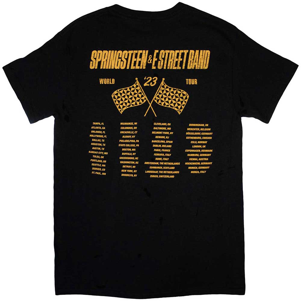 Bruce Springsteen T-Shirt - Winterland Ballroom Singing - Conception sous licence officielle unisexe - Expédition dans le monde entier