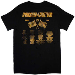 Bruce Springsteen T-Shirt - Tour Only The Strong (Back Print) - Unisex Official Licensed Design