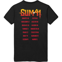 Sum 41 Unisex T-Shirt -  Out For Blood (Back Print) - Official Licensed Design