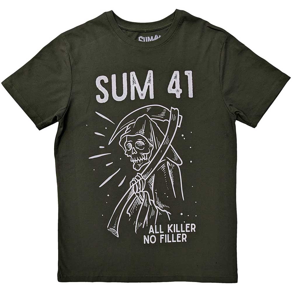 Sum 41 Unisex T-Shirt -  Reaper - Official Licensed Design