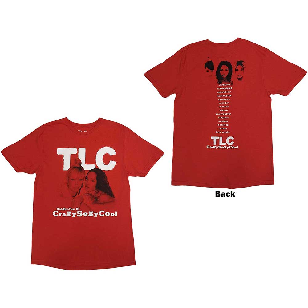 TLC Unisex T-Shirt - Crazy Sexy Cool Tour 2022 - Unisex Official Licensed Design