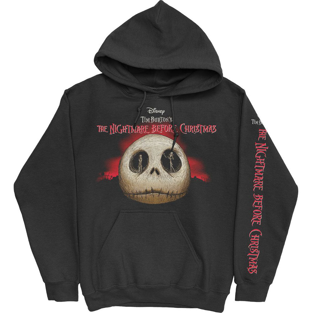 The Nightmare Before Christmas Unisex Hoodie -  Jack Skull Eyes - Official Licensed