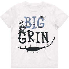 T-shirt pour enfants L'Étrange Noël de Monsieur Jack - Big Grin - Blanc Design sous licence officielle