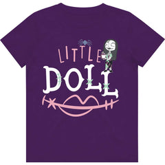 T-shirt pour filles L'Étrange Noël de Monsieur Jack - Conception sous licence officielle Little Doll