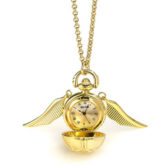 Harry Potter - Golden Snitch Watch Necklace- Official Licensed Product - Tracked Shipping