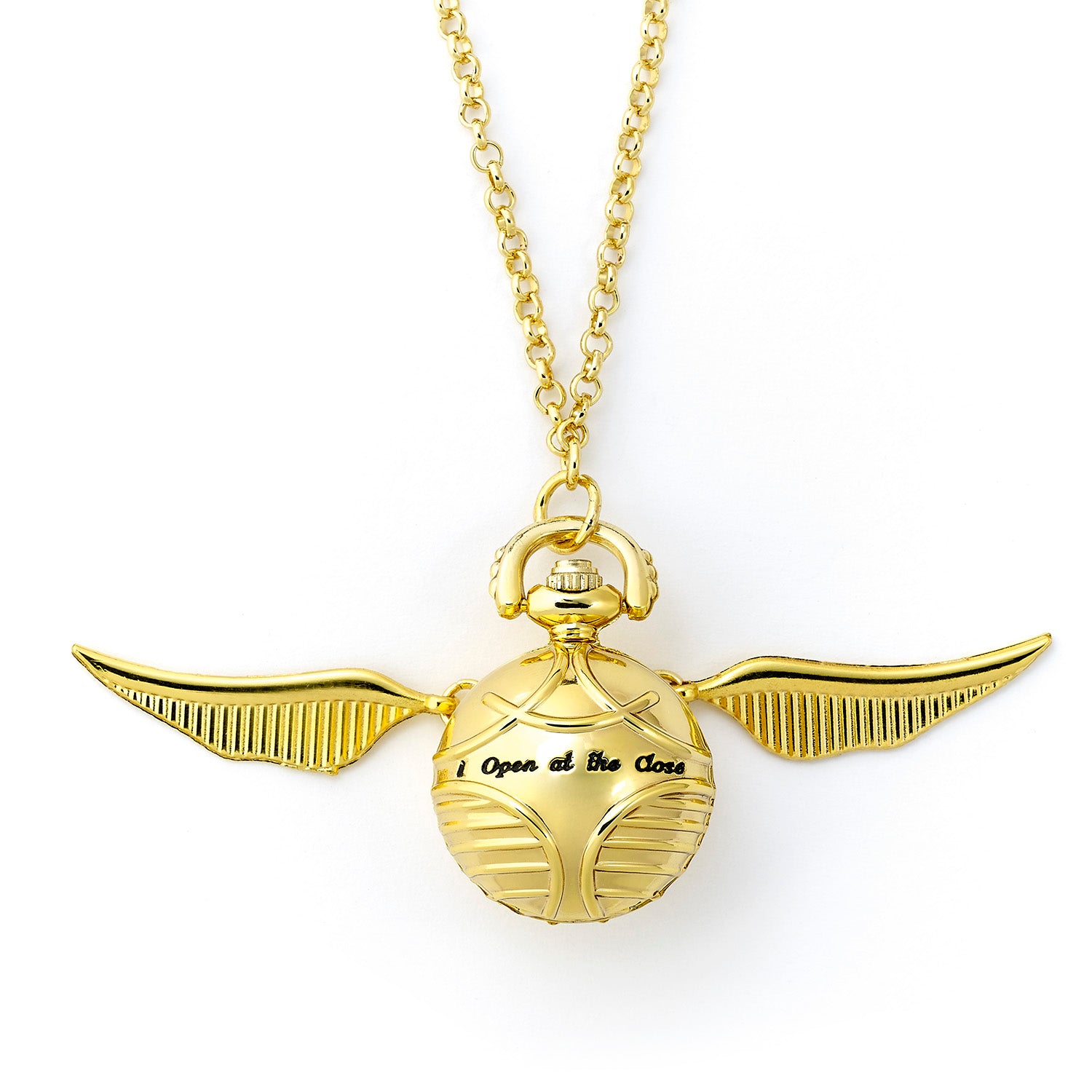 Harry Potter - Golden Snitch Watch Necklace- Official Licensed Product - Tracked Shipping