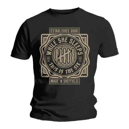 While She Sleeps Unisex T-Shirt - This is Six - Official Licensed Design