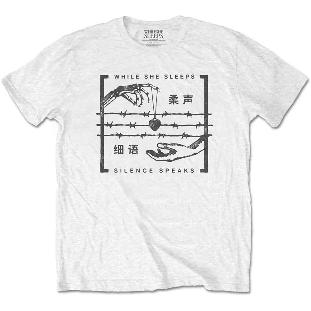 While She Sleeps Unisex T-Shirt - Silence Speaks - Official Licensed Design