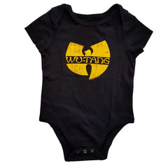 Wu-Tang Clan Kids Baby Grow - Logo - Black Official Licensed Product