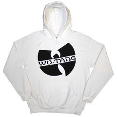 Wu-Tang Clan Unisex Hoodie-  Slanted Logo Mono -  Official Licensed Product