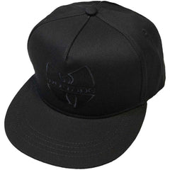 Wu-Tang Clan Unisex Snapback Cap - Black Logo - Official Product