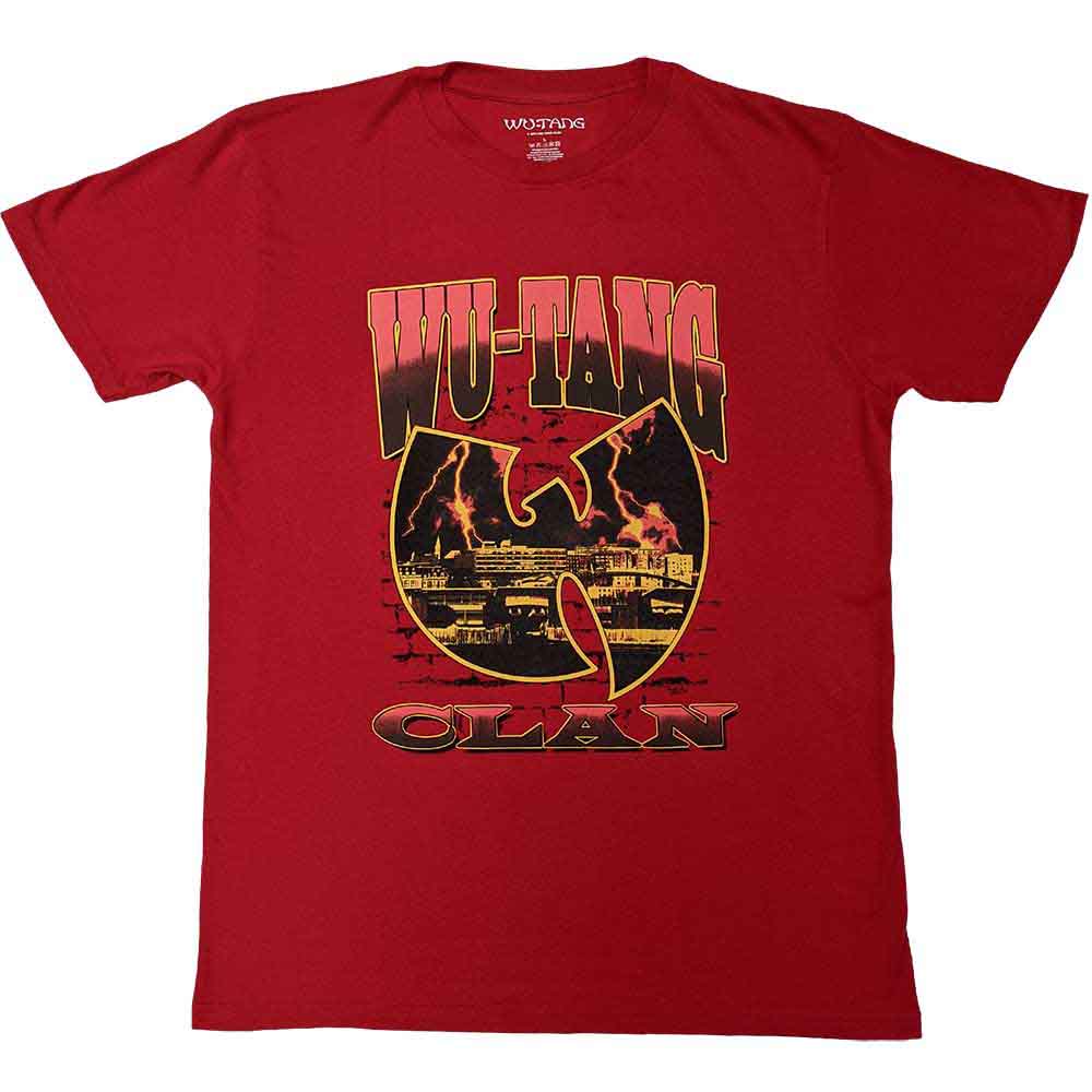 Wu-Tang Clan T-Shirt - Brick Wall - Red Official Licensed Design