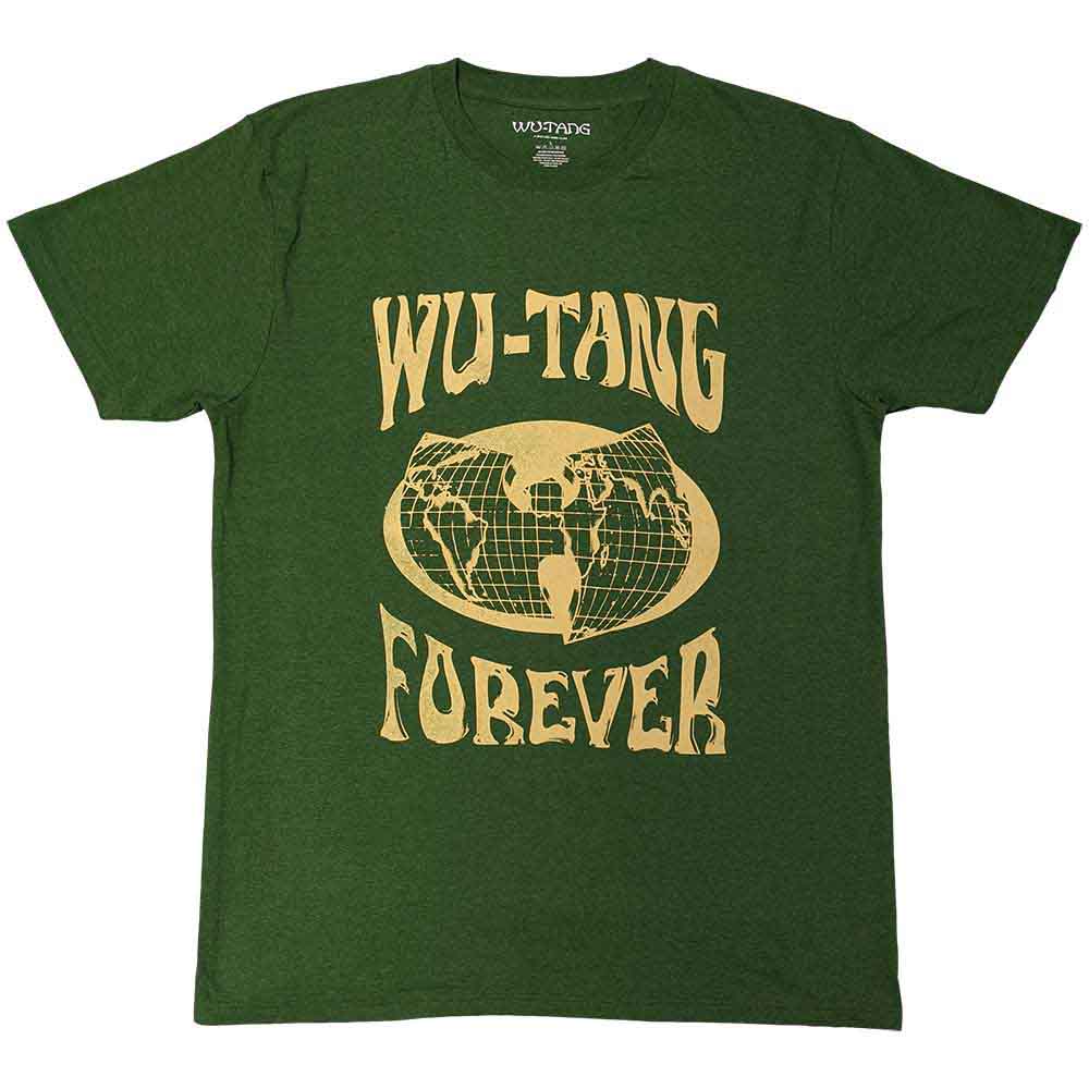 Wu-Tang Clan T-Shirt - Wu-Tang Forever - Green Official Licensed Design