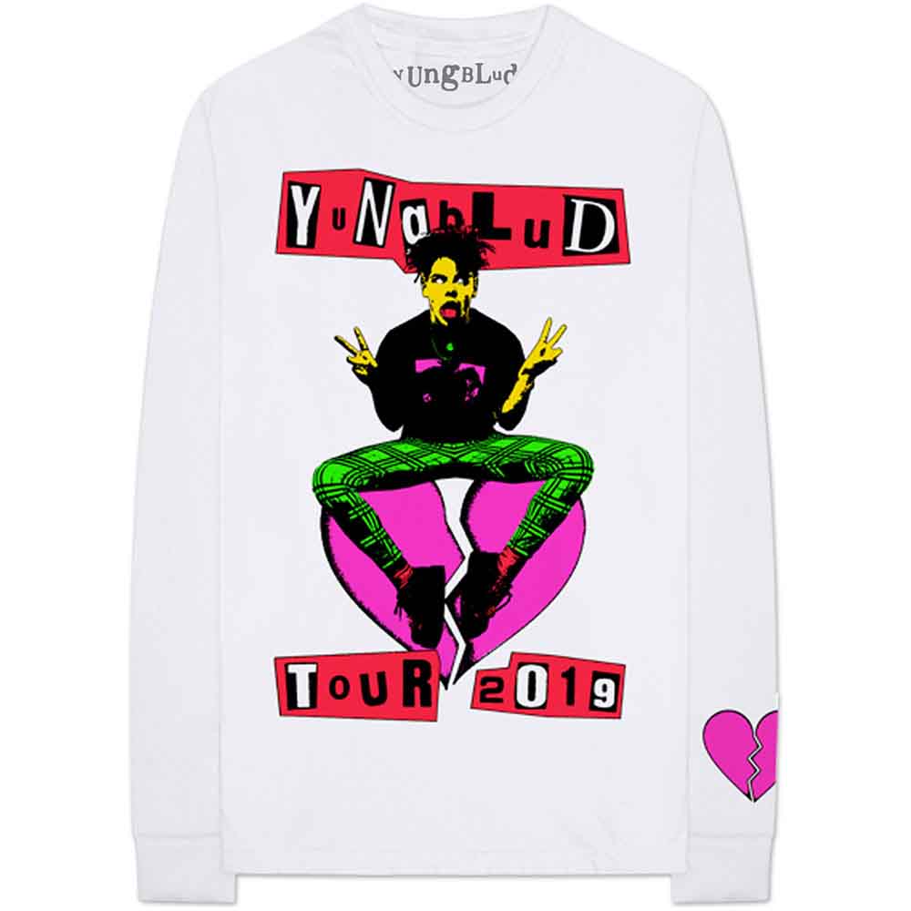 Yungblud Unisex  Long Sleeve T-Shirt - Tour (Back Print) - Official Licensed Design