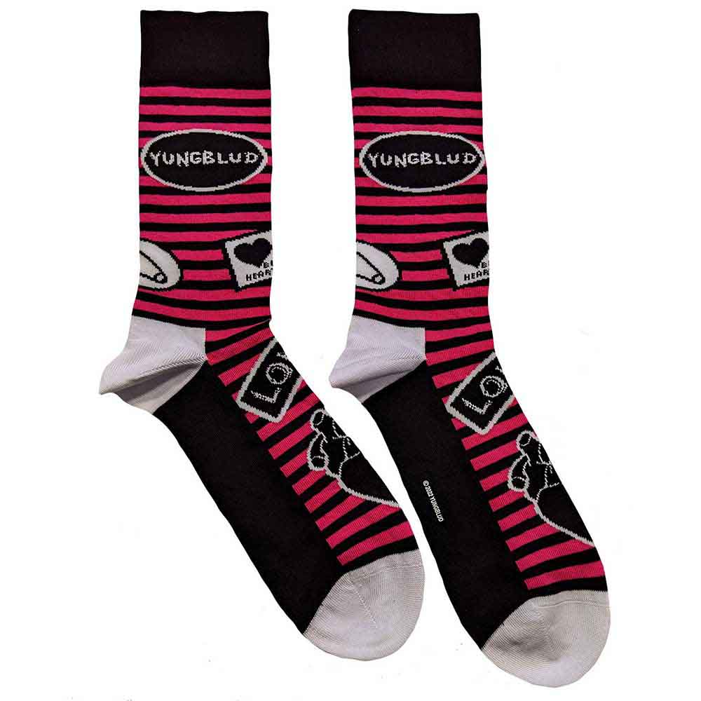 Yungblud Unisex Socks - Symbols- Official Licensed Product