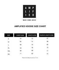 Amplified AC/DC Unisex Hoodie - Logo Design - Official Licensed Product