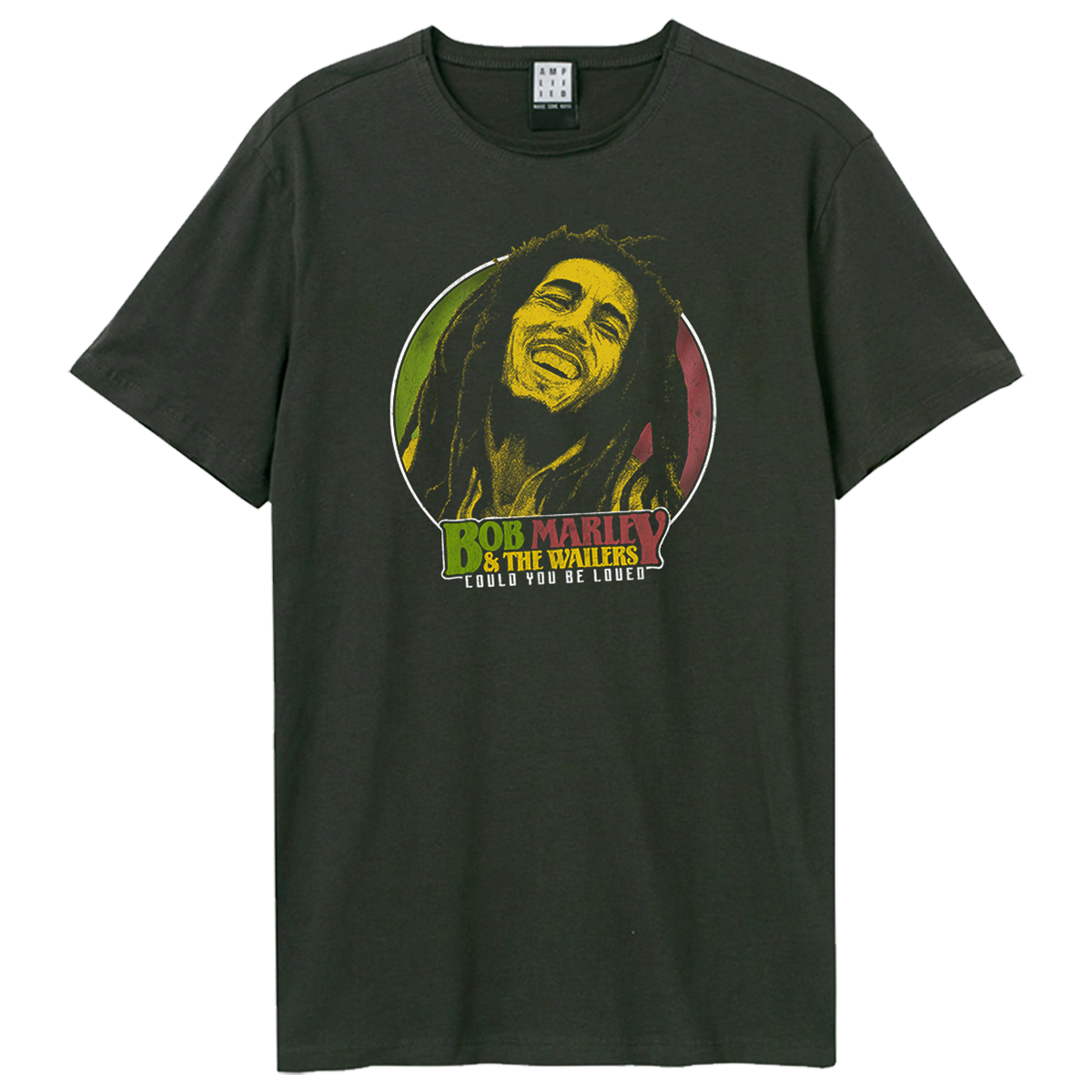 Amplified Bob Marley Unisex T-Shirt - Could You Be Loved - Vintage Official Licensed Design