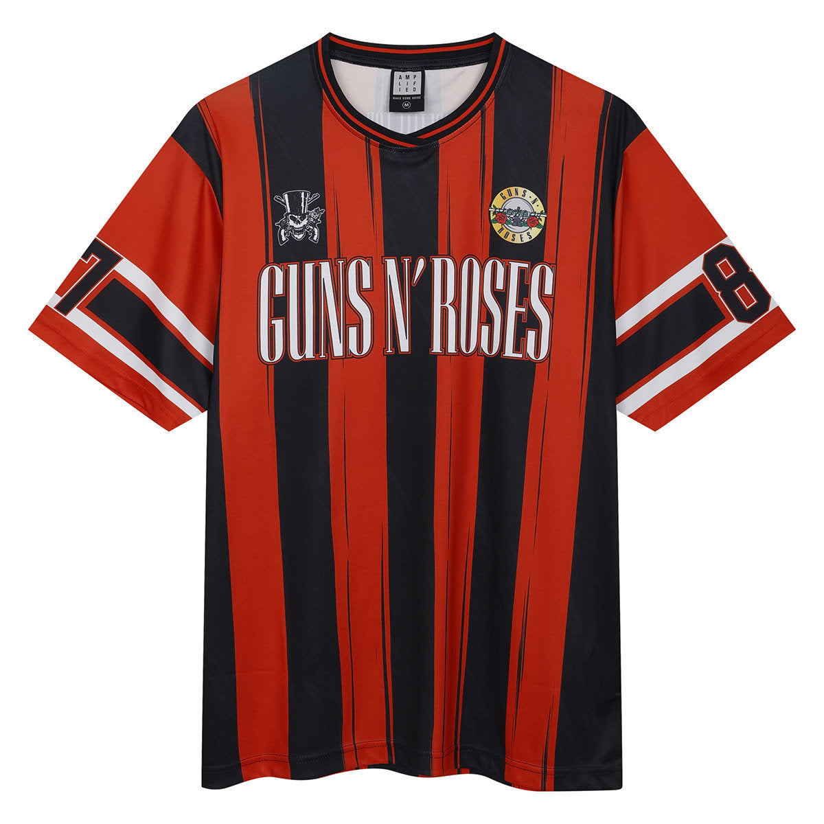 Amplified Rock FC Guns N' Roses Football Shirt - Official Licensed Product