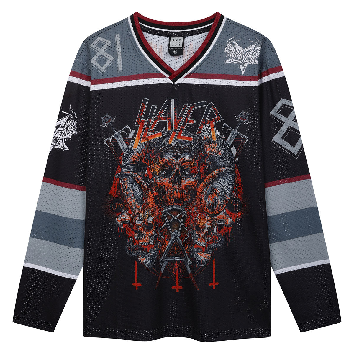 Amplified Slayer Hockey Jersey - Official Licensed Product