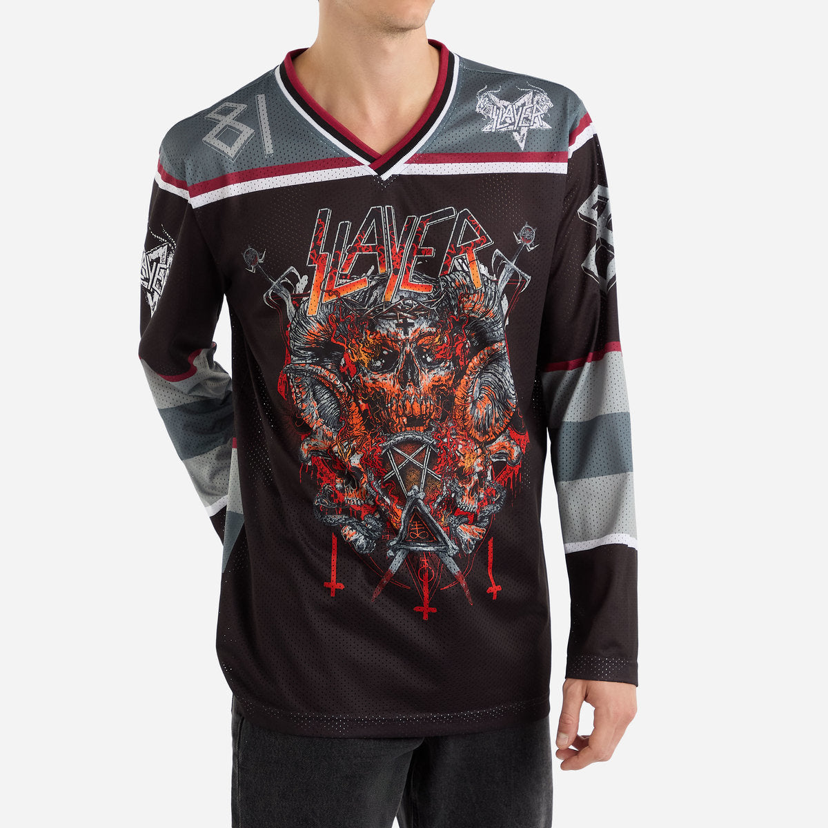 Amplified Slayer Hockey Jersey - Official Licensed Product