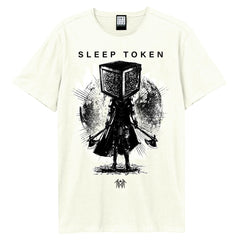 Amplified Sleep Token Unisex T-Shirt - Axe Samarui - White Official Licensed Design