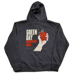 Green Day Zipped Unisex Hoodie - American Idiot Album - Official Licensed Design - Worldwide Shipping - Jelly Frog