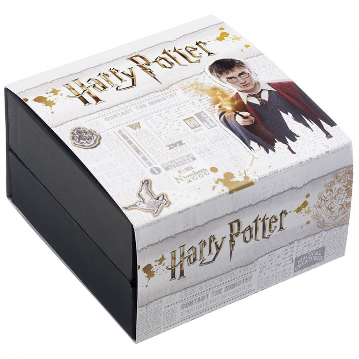 Harry Potter Deathly Hallow Charm-Uhr mit Kristallen verziert – Offizielles Lizenzprodukt – Versand mit Sendungsverfolgung