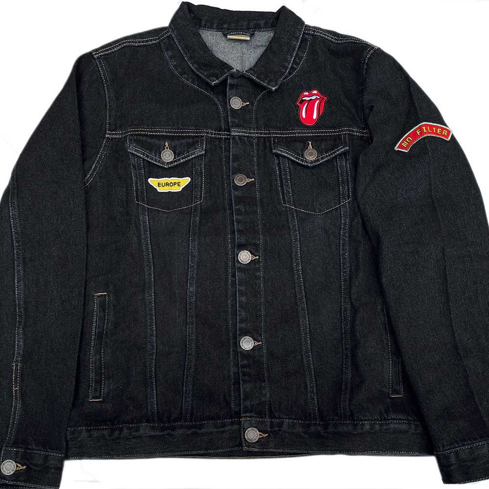 The Rolling Stones Denim Jacket - Sympathy (Back and Sleeve Print) Official Licensed Design - Worldwide Shipping - Jelly Frog