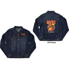 AC/DC Denim Jacket - Classic About to Rock Official Licensed Design - Worldwide Shipping - Jelly Frog