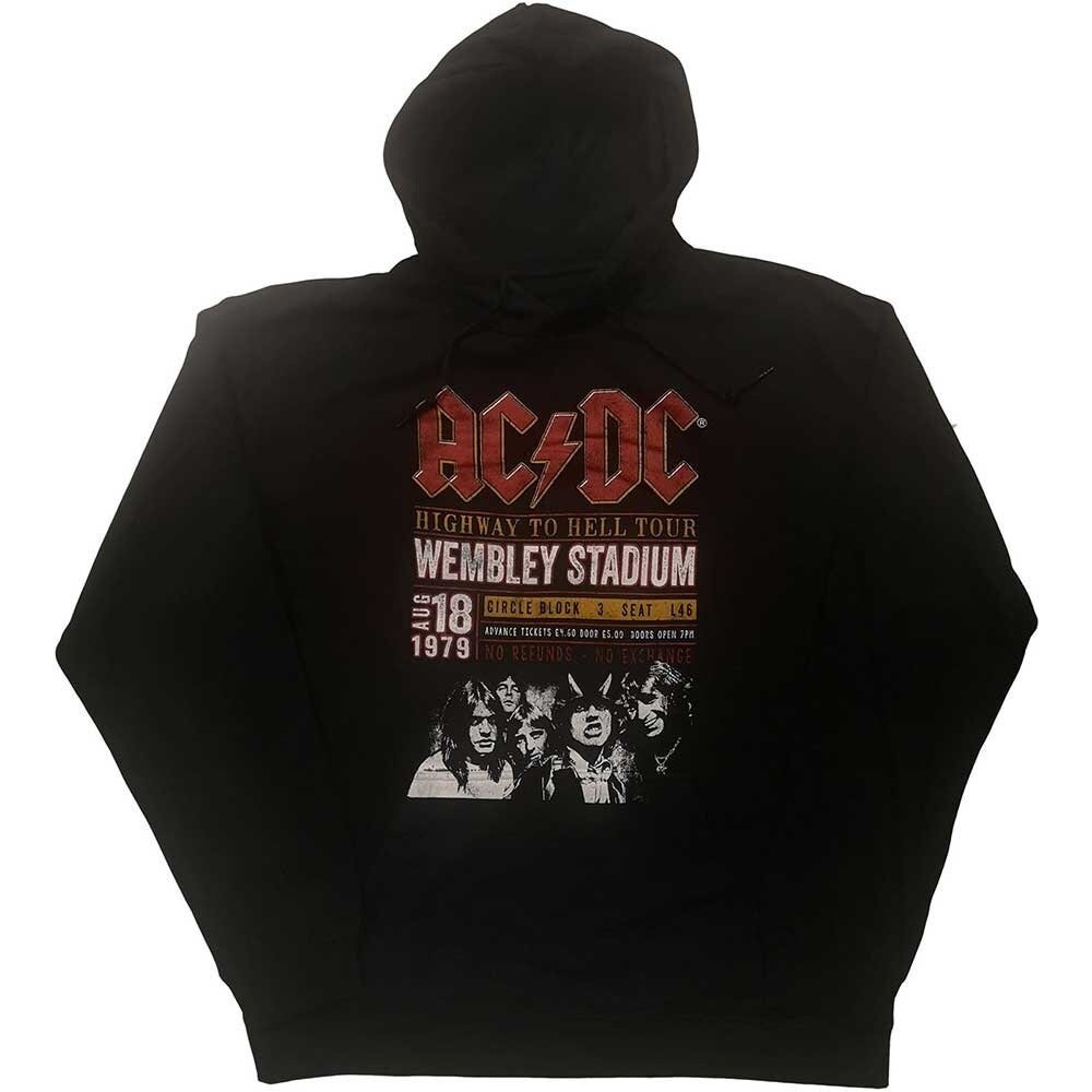 AC/DC Pullover Hoodie - Wembley '79 (Eco-Friendly) - Unisex Official Licensed Design - Worldwide Shipping - Jelly Frog