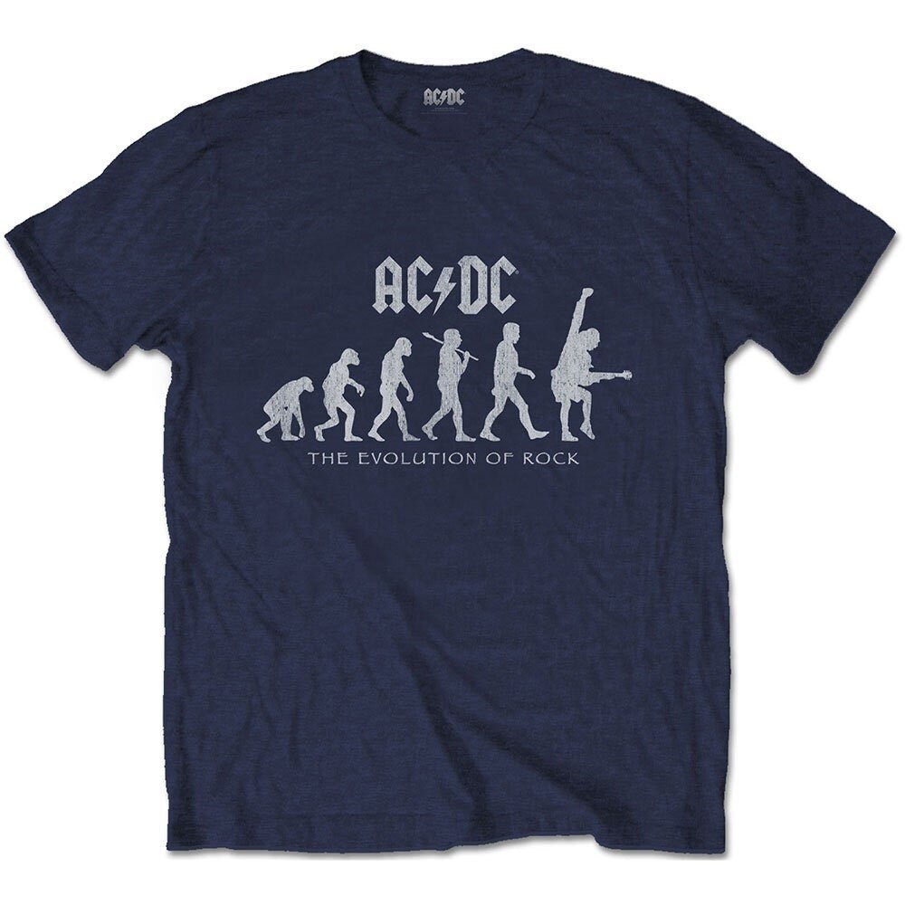 AC/DC T-Shirt - Evolution of Rock - Unisex Official Licensed Design - Worldwide Shipping - Jelly Frog