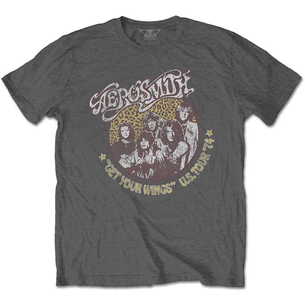 Aerosmith T-Shirt - Cheetah Print - Unisex Official Licensed Design - Worldwide Shipping - Jelly Frog
