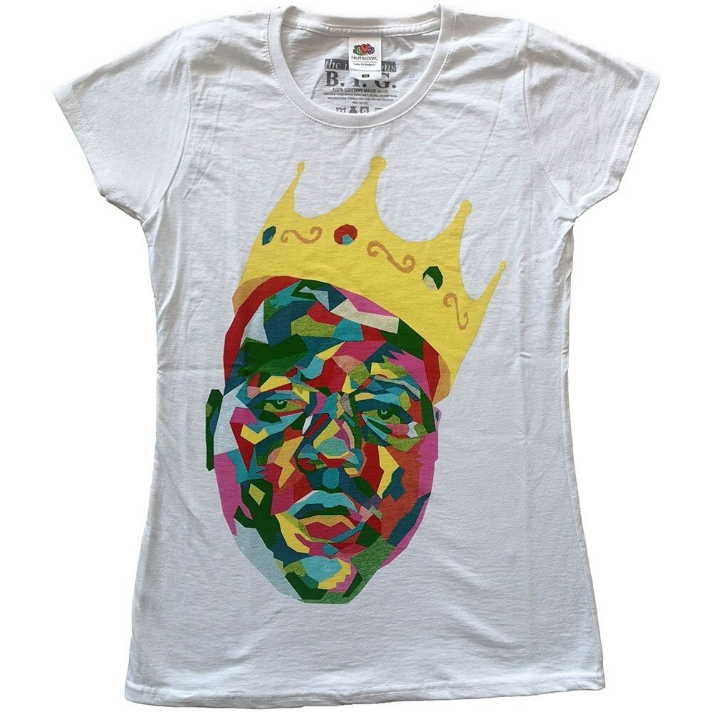 Biggie Smalls Ladies T-Shirt - Crown Design - Official Licensed Design - Worldwide Shipping - Jelly Frog