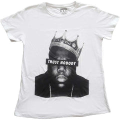 Biggie Smalls Ladies T-Shirt - Trust Nobody Design - Official Licensed Design - Worldwide Shipping - Jelly Frog