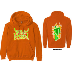 Billie Eilish Unisex Hoodie - Airbrush Flames Blohsh Orange - Official Licensed Design - Worldwide Shipping - Jelly Frog