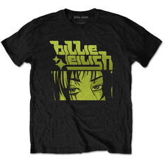 Billie Eilish Unisex T-Shirt - Anime Logo - Official Licensed Design - Worldwide Shipping - Jelly Frog