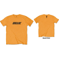 Billie Eilish Unisex T-Shirt - Racer Logo & Blosh Orange Design - Official Licensed Design - Worldwide Shipping - Jelly Frog