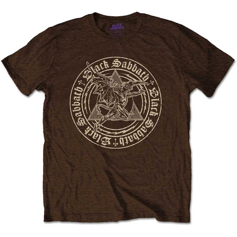 Black Sabbath Adult T-Shirt - Henry Pyramid Emblem - Official Licensed Design - Worldwide Shipping - Jelly Frog